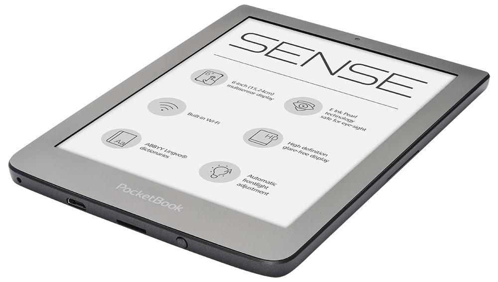 E-könyv olvasó beépített fényszenzorral