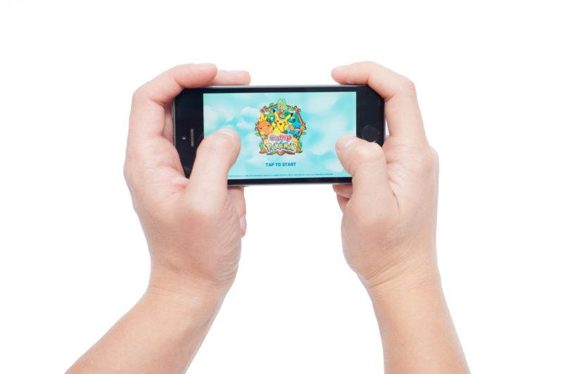 Pavlograd, Ukraine - October 31, 2014: Pokemon Camp is the application will include games and quizzes, among other things.