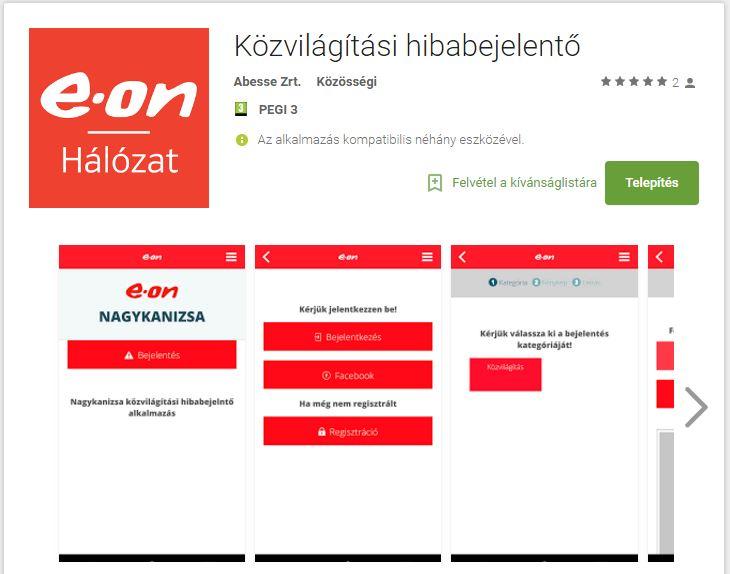 Hibabejelentő applikációt fejlesztett az E.ON