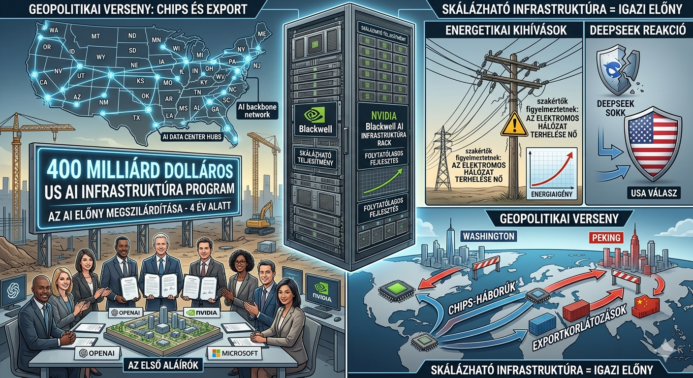Stargate Project – Trump 500 milliárd dolláros AI-fogadása